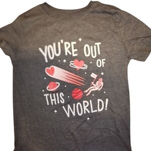 Cat & Jack Gray 'Out of This World' Graphic Tee **Bundle and Save**Make me an of